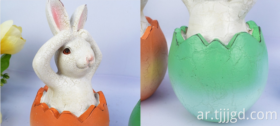 مصباح الراتنج على شكل أرنب Resin Lamp Rabbit Shaped
